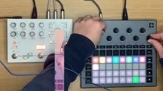 Sound Exploration 1 Novation Circuit Rhythm x Hologram Microcosm [upl. by Nwahsan]