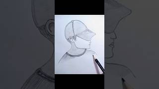 How to draw a boy  Pencil sketch for beginners 🧒 [upl. by Bartko]