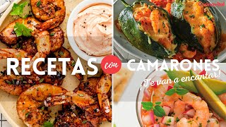 17 deliciosas y fáciles recetas con camarones que te encantarán  Recetas de Cuaresma  Cocina Vital [upl. by Slemmer103]