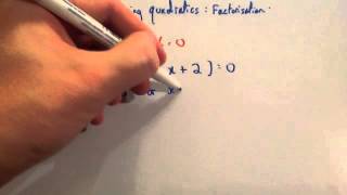 Solving Quadratics using Factorisation  Corbettmaths [upl. by Bohrer]