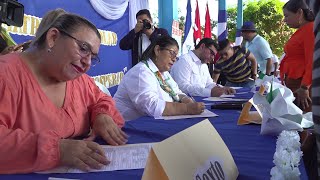 Inicia matrícula para el año escolar 2024 en Nicaragua [upl. by Lyrahs]