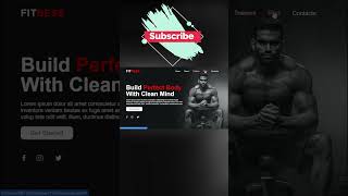 Responsive Fitness Landing Page Website Design Using HTML CSS amp JavaScript  How to Create Website [upl. by Yornoc39]