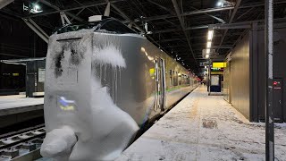 Japans Coldest and Worlds Snowiest City by Train ep1 Asahikawa Hokkaido [upl. by Cele]