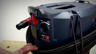 Promo Bosch VAC090A 9 Gallon Dust Extractor with Automatic Filter Clean [upl. by Nnylf881]