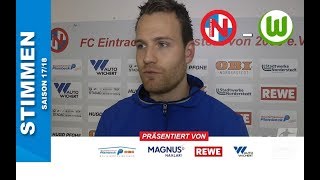 Die Stimmen zum Spiel  FC Eintracht Norderstedt  VfL Wolfsburg II 16 Spieltag [upl. by Idell]