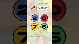 PCSO Lotto Results P72M Grand Lotto 655 Mega Lotto 645 4D 3D 2D  Feb 21 2024 [upl. by Dachia]