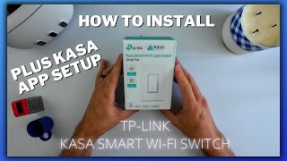 How To Install amp Setup Kasa TPLink Smart Wifi Switch  Full Installation amp App Setup  Kasa Review [upl. by Drarej]