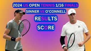 Jannik Sinner vs Christopher OConnell Results amp Score 2024 US Open Tennis 116Finals [upl. by Valencia]