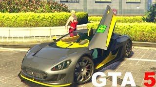 GTA 5 REVIEW OCELOT XA 21 CUSTOMIZATION SUPER CAR GUNRUNNING DLC [upl. by Lalla]