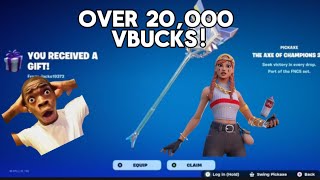 A COMPILATION FOR CHAPTER 5 SEASON 4  OVER 20K VBUCKS  Special Shoutout to ethanlikesfortnite [upl. by Sihtam]