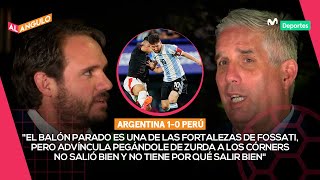 ARGENTINA 10 PERÚ UNA DERROTA que ubica a la BLANQUIRROJA en ÚLTIMO LUGAR  AL ÁNGULO ⚽🥅 [upl. by Liesa]