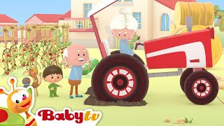 Rolnik orze pole 🚜  Piosenki amp rymy  BabyTV Polski [upl. by Truc]