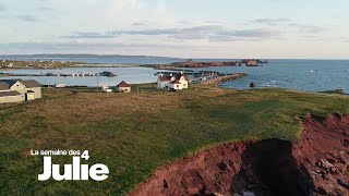 La semaine des 4 Julie  Julie Snyder ouvre les portes de sa maison aux ÎlesdelaMadeleine [upl. by Morganica571]