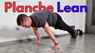 How To Planche Lean Correctly  Calisthenics Beginner Tutorial [upl. by Enaed]