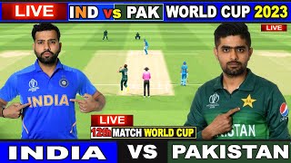 Live IND Vs PAK ICC World Cup 2023  Live Match Centre  India Vs Pakistan  1st Innings [upl. by Ilime368]