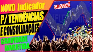 GRAVIDADE INVERTIDA  INDICADOR GRATUITO PARA PROFIT B3 E BLACKARROW FOREX  ARQUEIRO TRADER [upl. by Jez]