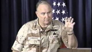 Gen Schwarzkopfs Famed News Conference [upl. by Larine]