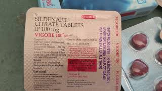 Sildenafil Citrate Tablets IP tablets ip 100mg how to Uses  Vigore 100 mg red tablet uses in hindi [upl. by Patt]