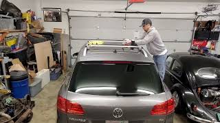 MotorFansClub Roof Racks Crossbars unboxing and install difficulties Troys Garage honest reviews [upl. by Hyacinth]