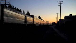 Amtrak Southwest Chief 4 crossing Placentia Ave in Fullerton 62911 [upl. by Dloraj176]