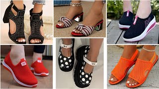 ❦HERMOSOS CALZADOS ❦TENDENCIAS SANDALIAS DE MODA ZAPATOS TV  1214 [upl. by Mitman158]