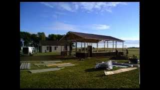 Pole Barn Construction  Hansen Buildings 30 x 40 Custom Pole Building [upl. by Scuram]