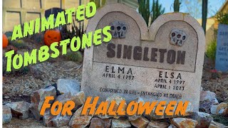 DIY Animated and Rocking Tombstones for Halloween Haunts [upl. by Garwood]