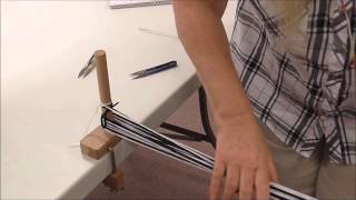 How to Warp and Weave Log Cabin on a Rigid Heddle Loom [upl. by Teyut]