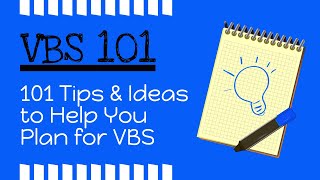 VBS 101 Episode 2 PLANNING  Vacation Bible School 2024  VBS 2024  Childrens Ministry [upl. by Seaman118]