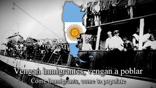 quotVengan Inmigrantesquot Argentine Patriotic Song to Avellaneda English  Spanish Lyrics [upl. by Ferrigno]