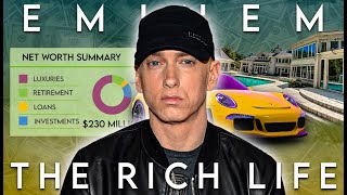 Eminem  The Rich Life  How He Spends His 230 Million [upl. by Adnamar779]