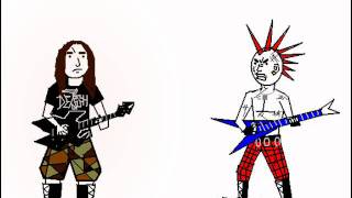 Death Metal VS Punk Rock [upl. by Nalym]