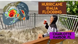 ⚠️HURRICANE IDALIA Driving around FLOODED Charlotte Harbor Sunseeker Resort Port Charlotte Fl [upl. by Ailssa517]