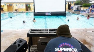 Learn about outdoor floating inflatable projection screen and inflatable movie screens [upl. by Uwton]