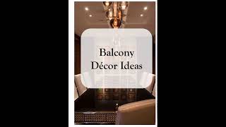 Balcony Decoration Ideas  Balcony Decor [upl. by Pugh]