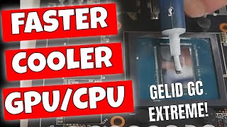 Faster GPU Speeds amp Lower Temps With GELID GC Extreme Thermal Paste [upl. by Maren]