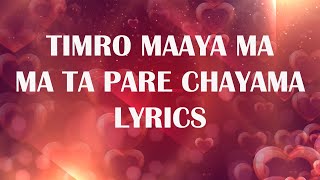 Korera Prem Patra Lyrics  Timro maya ma  Kamal khatri  Sova vs Sunil [upl. by Rannug]