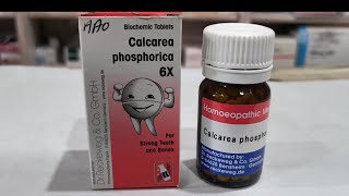 Calcarea phosphorica 6x tablet  Homeopathyuses benefits amp side effects by Dr Shbbir [upl. by Cristobal]