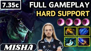 735c  Misha DAZZLE Hard Support Gameplay 21 ASSISTS  Dota 2 Full Match Gameplay [upl. by Nylcsoj]