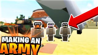 Recruiting The ARMY For WAR  Minecraft WAR 60 [upl. by Rhoades]