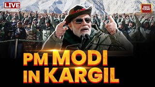 Live PM Modi Attends Kargil Vijay Diwas  PM Modi LIVE  Kargil Vijay Diwas LIVE News [upl. by Enelad710]