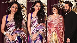 Sobhita Dhulipala Genelia And Riteish Deshmukh  Manish Malhotra Diwali Party  Daily Culture [upl. by Notaes]