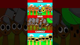 Incredibox Sprunki Oren VS Brud VS Garnold MIX VERSION [upl. by Kantos]