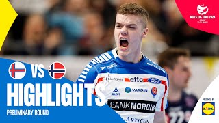 Faroe Islands just made HISTORY  Faroe Islands vs Norway  Highlights  Mens EHF EURO 2024 [upl. by Logan]