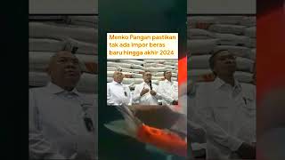 Menko pangan pastikan tdk ada impor pangan 2024 shorts shortvideo [upl. by Florenza]