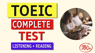 TOEIC 2024 Complete Listening and Reading Test with Answers  Boost Your Score [upl. by Warga]