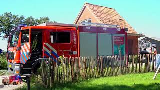 Gaslekkage door gevallen betonblok op leiding tijdens het slopen van woning  Een vennootsweg [upl. by Korns827]