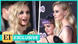 Sophie Turner Says Maisie Williams Will Be Maid of Honor at Wedding to Joe Jonas Exclusive [upl. by Bunde]