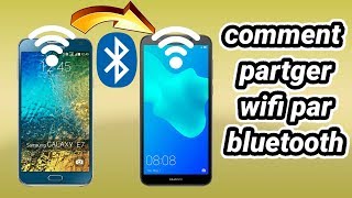 Comment partager wifi par bluetooth كيف توزع الويفي عبر البلوتوت [upl. by Animehliw]