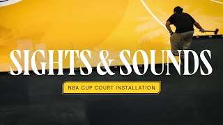 Sights amp Sounds  NBA Cup Court [upl. by Howarth]